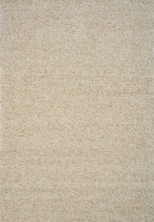 Sahara Wheat Rug – hand woven 100% wool rug in soft neutral tones with a textured finish, available in three sizes, styled for modern and coastal homes. Full.