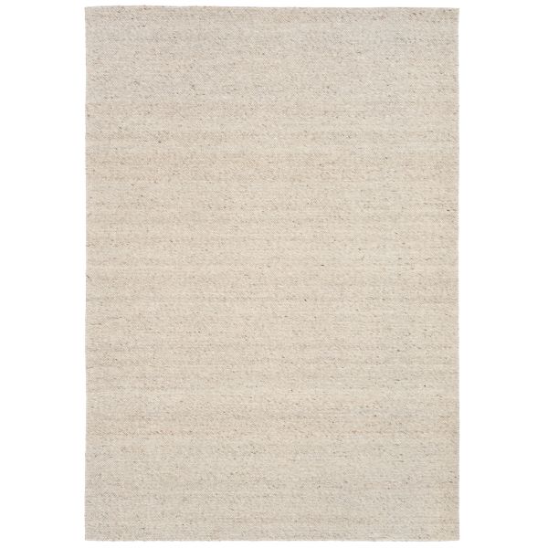 Savoy Beige is a hand-woven wool flatweave rug in an oatmeal neutral, with a fine box-weave texture. 4 size options. Top.