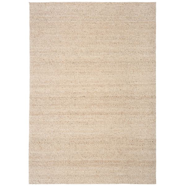 Savoy Brown hand-woven wool flatweave rug in a warm earthy brown, with a fine box-weave texture. 4 Size options. Top.