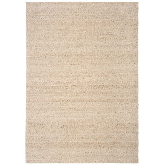 Savoy Brown hand-woven wool flatweave rug in a warm earthy brown, with a fine box-weave texture. 4 Size options. Top.