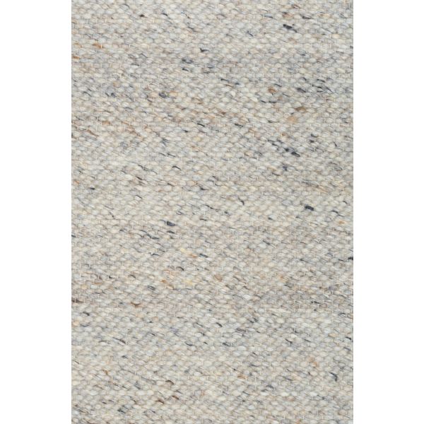 Savoy Grey hand-woven wool flatweave rug in a cool, understated grey, with a fine box-weave texture. 4 Size options. Close.