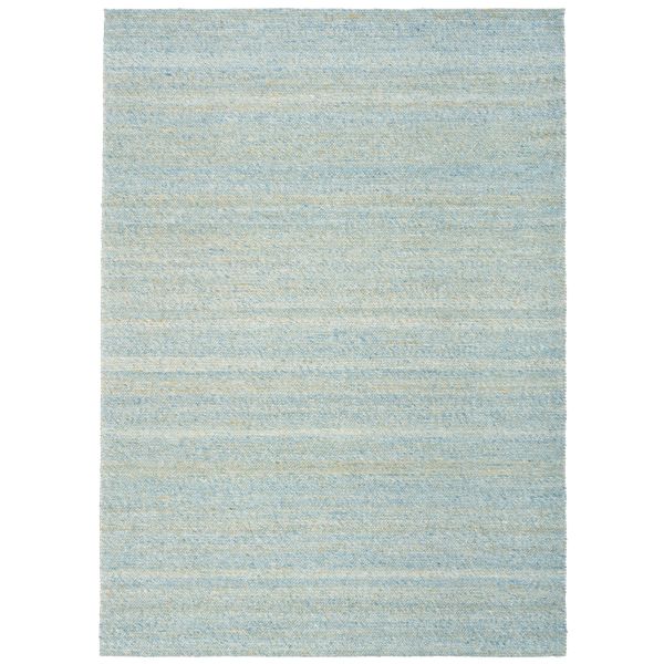 Savoy Multi hand-woven wool flatweave rug in a multi-tonal fleck blend, with a fine box-weave texture. 4 size options. Top.