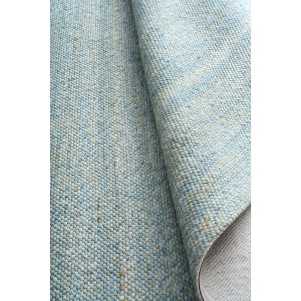 Savoy Multi hand-woven wool flatweave rug in a multi-tonal fleck blend, with a fine box-weave texture. 4 size options. Roll.