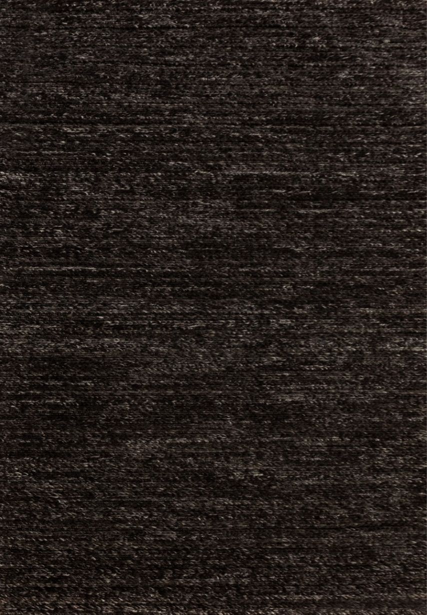 Svend Charcoal is a contemporary hand woven braided pile wool rug.  Colour Charcoal/black. Sizes 155 X 225, 200 X 290, 240 X 320 and 300 X 400. Full.