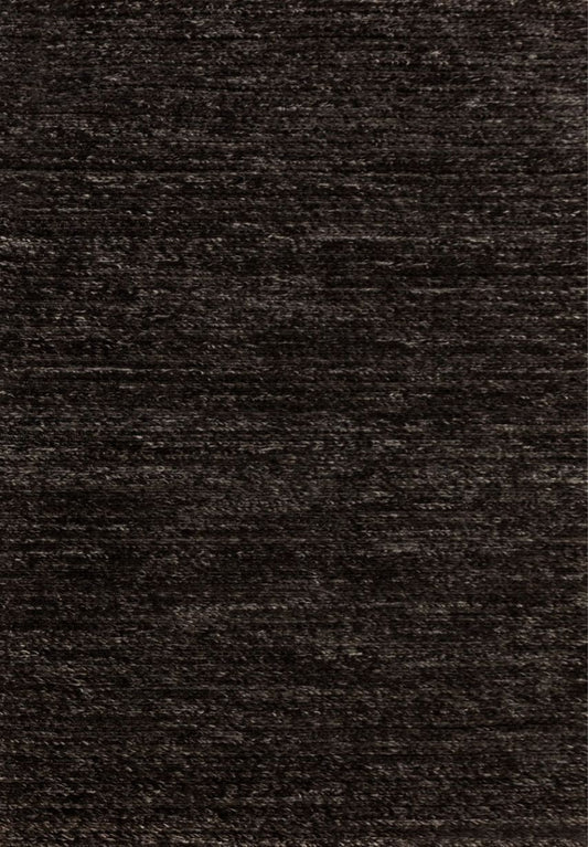 Svend Charcoal is a contemporary hand woven braided pile wool rug.  Colour Charcoal/black. Sizes 155 X 225, 200 X 290, 240 X 320 and 300 X 400. Full.