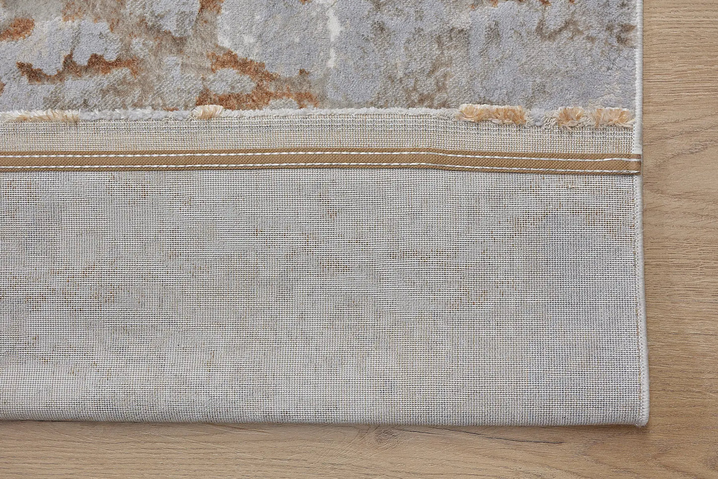 Swiss Beige is a machine-made polyester rug with an abstract modern/contemporary design. It boasts a 7-9mm pile height. Colours white and silver with beige accents. Sizes 160 X 230, 200 X 290, 240 X 340 and 300 X 400. Fold.
