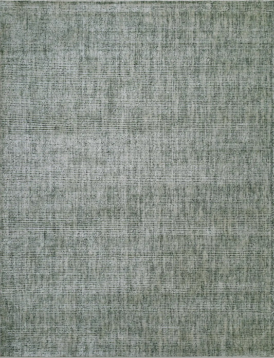 Toro Green is a hand-loomed, hand-knotted rug with a contemporary multi-fleck design. Wool and silky viscose are blended to create a soft feel with its 10-12mm pile height. Colour emerald green with white accents. Sizes 160 X 230, 200 X 290, 240 X 340 and 300 X 400. Full.