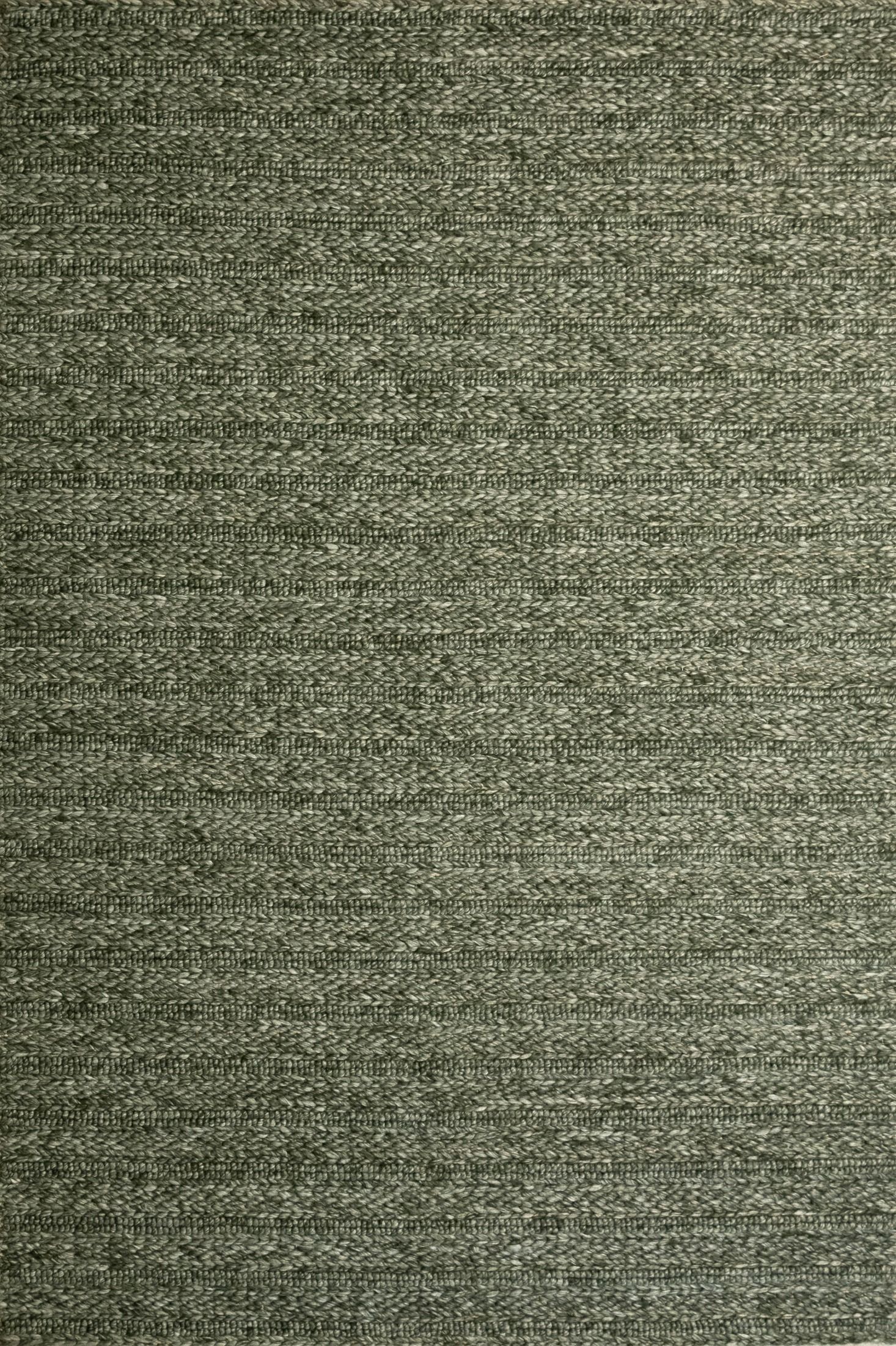 Vaucluse Green is a textured hand woven loop pile and braided loop wool and viscose rug. It features a contemporary design. Colours Dark Green with Light Grey accents. Sizes 155 X 225, 200 X 290, 240 X 340 and 300 X 400. Full.