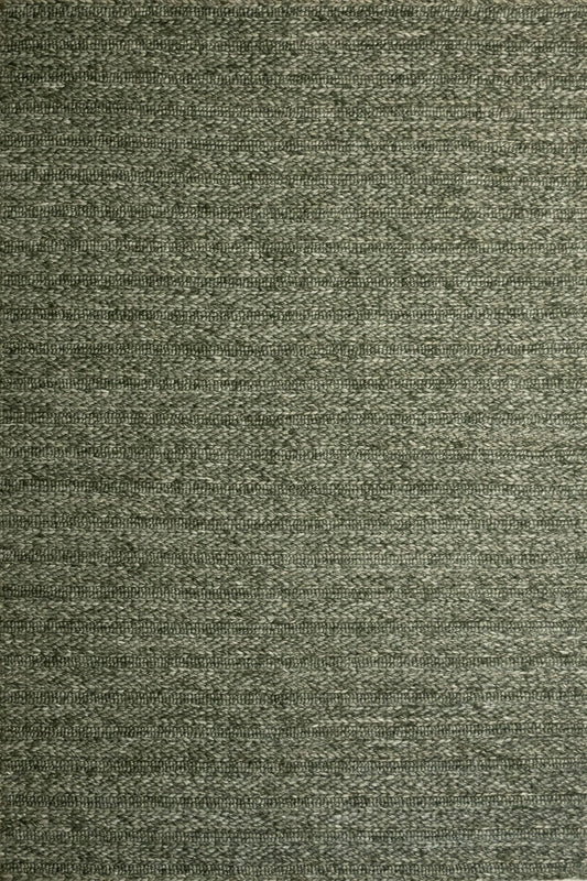Vaucluse Green is a textured hand woven loop pile and braided loop wool and viscose rug. It features a contemporary design. Colours Dark Green with Light Grey accents. Sizes 155 X 225, 200 X 290, 240 X 340 and 300 X 400. Full.