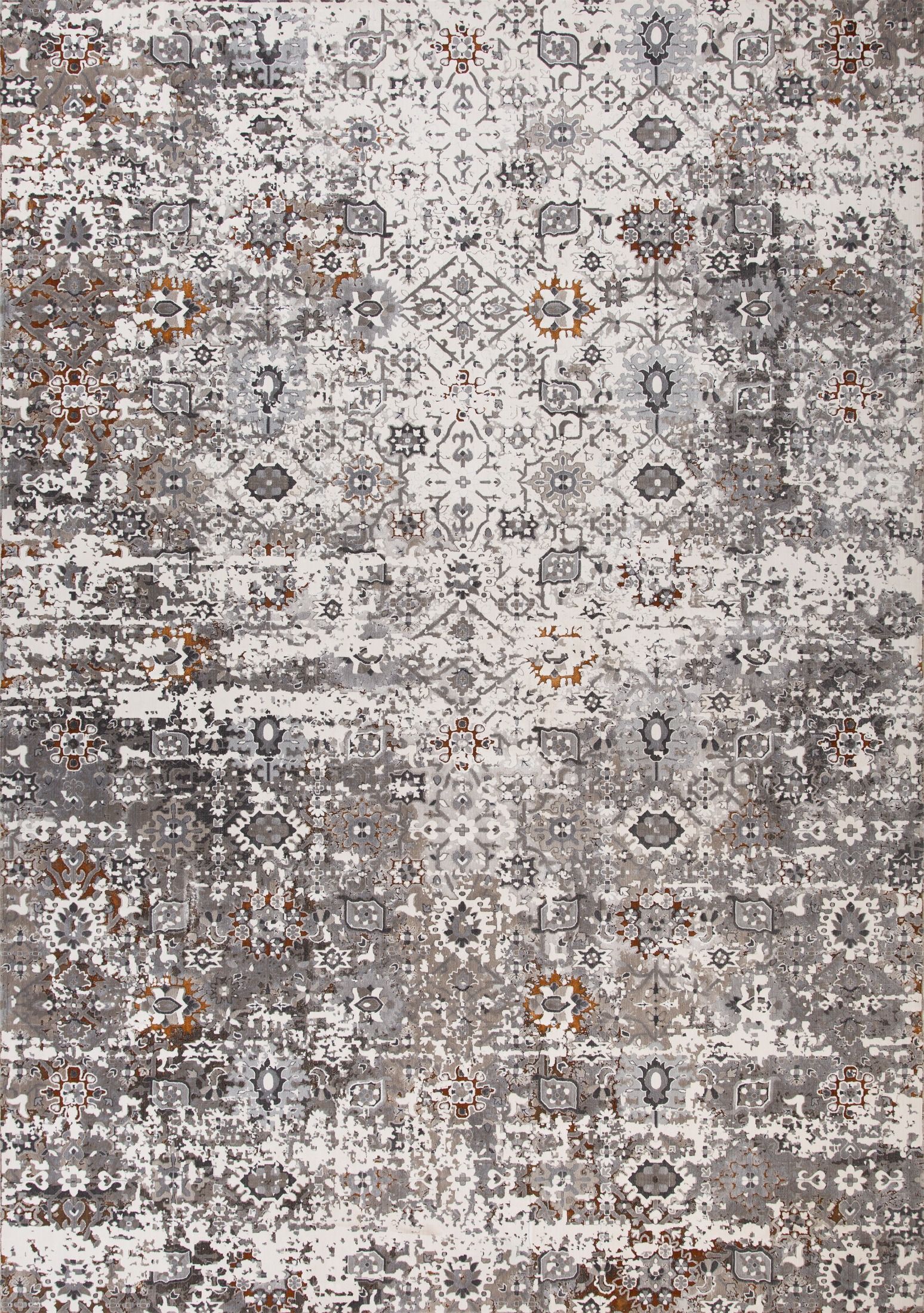 Victoria Jewel 5501 is a premium machine made rug. Its 2 million polyester points per square meter, give it a luxurious soft feel. Featuring traditional/tribal designs. Colours Light Grey, with grey, black and beige accents. Sizes 160 X 235, 200 X 285, 240 X 330 and 300 X 380. Full.