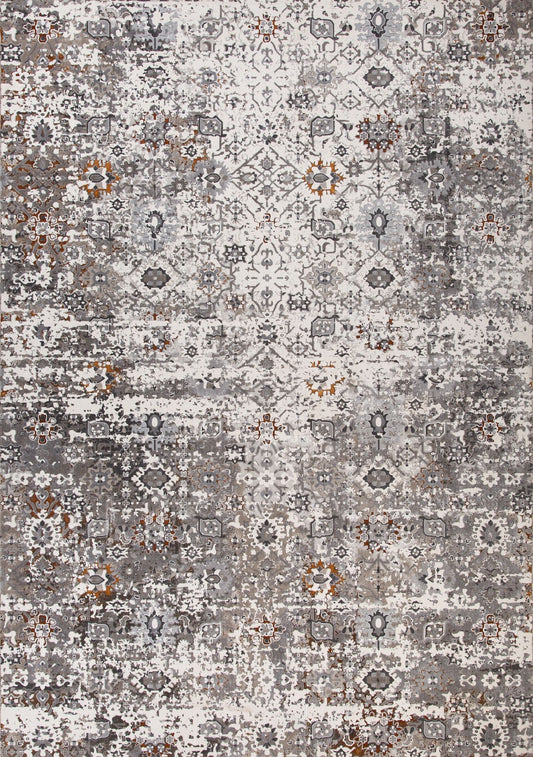 Victoria Jewel 5501 is a premium machine made rug. Its 2 million polyester points per square meter, give it a luxurious soft feel. Featuring traditional/tribal designs. Colours Light Grey, with grey, black and beige accents. Sizes 160 X 235, 200 X 285, 240 X 330 and 300 X 380. Full.