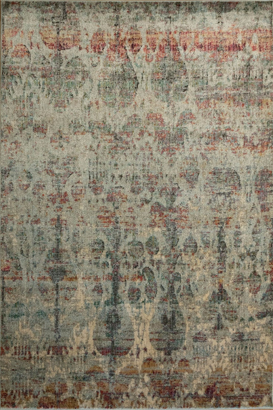 Zarita 8020 GC3-F is a machine made rug from soft and durable polyester. Featuring a tribal/Ikat design pattern. Colours Beige with Light Grey,Blue and Brown accents. Sizes 200 X 285, 240 X 320 and 300 X 380. Full.