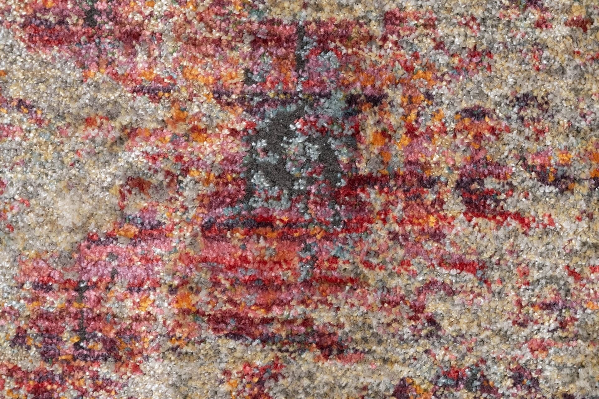 Zarita Manor is a machine made rug from soft and durable polyester. Featuring a tribal/Ikat design pattern. Colours Beige and Brown with Light blue and grey accents. Sizes 160 X 235, 200 X 285, 240 X 320 and 300 X 380. Close.
