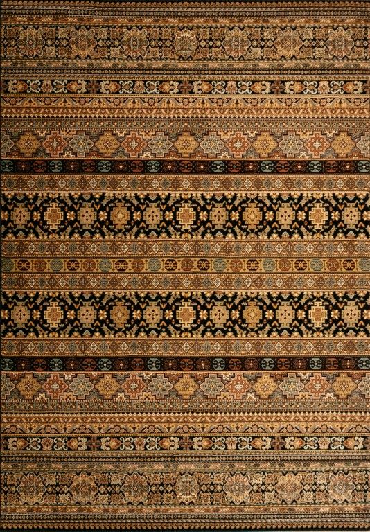 Afghan Black is a machine made rug featuring traditional afghan tribal designs.  Made from  heat-set polypropylene. Colours Reds, Blacks, and Golds.  Sizes. 160 X 235, 200 X 285, 240 X 340 and 300 X 400. Full.