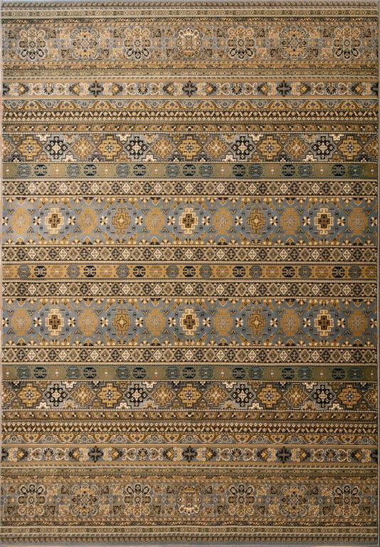 Afghan Wedgwood Blue is a machine made rug featuring traditional afghan tribal designs.  Made from  heat-set polypropylene. Colours Blues, Reds, Golds, and Blacks.  Sizes. 160 X 235, 200 X 285, 240 X 340 and 300 X 400. Full.